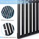 Grill Grates for Charbroil Performance 2 Burner 463673519 Replacement Parts, Cast Iron Cooking Grate for Char-Broil 463625217, 463625219, G470-0002-W1, G470-0003-W1, G321-0005-W1, G321-0006-W1
