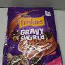 Purina Friskies Dry Cat Food Gravy Swirl'd With Flavors of Chicken, Salmon and Gravy - 16 lb. Bag