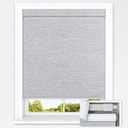 UNISHADES No Tools No Drill Cordless Blackout Roller Shades for Indoor Windows, Easy to Install, Darkens Rooms, Blocks Heat, and Protects Against UV Rays, Window Size 25.5” W × 72" H Grey