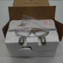 PoKat 23" Modern Ceramic Table Lamp Set of 2 for Living Room White Desk Lamps for Bedroom Farmhouse Bedside Nightstand Lamp House Warming Gifts New Home Decor End Table Lamps Gifts for Women Mom Beige