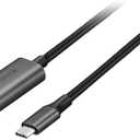 INSIGNIA 6 ft. USB-C to 4K Ultra HD HDMI Cable, Type-C to HDMI Cord, Thunderbolt 3 & 4 Compatible for iPhone 15 Series, MacBook, iMac, iPad Pro, Galaxy, Surface, Dell, HP, Android Tablets, Black