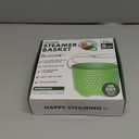 Avokado Silicone Steamer Basket for 8qt Instant Pot [3qt, 6qt avail], Other Pressure Cookers - 100% Food Safe, BPA-Free, Dishwasher Safe Collapsible Vegetable Steamer Basket & Strainer (Green)