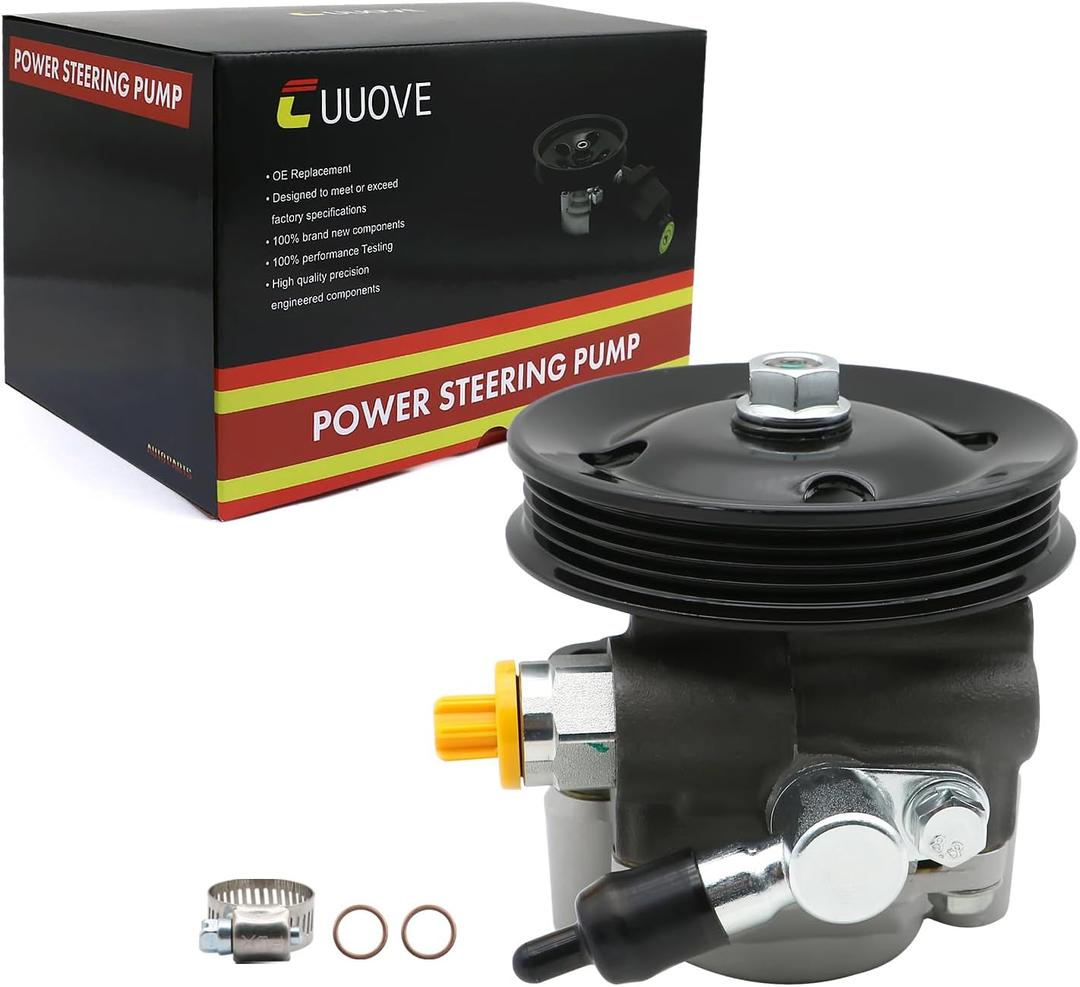 21-5287 Power Steering Pump with Pulley Compatible with Toyota Camry 2002-2006 Lexus ES300 2002-2003 ES330 2004-2006 V6 3.0L 3.3L, Power Assits Pump 44320-33140