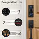 Philips Wi-Fi Smart Lock with Handle, Keyless Entry Keypad Door Lock with Handle, Front Door Deadbolt Set with WiFi Gateway, App Control, Fingerprint Unlock, PIN Code Unlock, Auto Locking