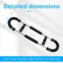 Upgraded 2-in-1 Twist Arm Exerciser Chest Exercise, Adjustable Spring Exercise Bar, Shoulder Muscle Training Fitness Equipment, Portable Spring Resistance Home Fitness Equipment.