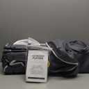 Foldable Playpen for Babies and Toddlers, 50x50 Inches Portable Playpen, Kids Collapsible Play Pen with 2 Handlers, Indoor & Outdoor Baby Fence Play Area with Visible Mesh, Dark Gray