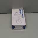 Ruacq Toilet Paper Holder Matte Black Double Post Pivoting Square Tissue Holders Roll Holder Hangers Toilet Paper Modern Wall Mounted, Commercial Bathroom Toilet Paper Roll Holder