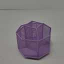 Annova Mesh Desk Organizer Rotate with 5 Compartments Spinning Tidy Candy/Pen Holder Office, Art Supply, Storage, Classroom, Home (Light Purple)