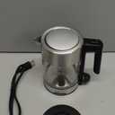 Amazon Basics Electric Kettle with Glass Carafe for Tea and Coffee, Fast Boiling, Auto Shut-Off, Boil-Dry Protection, Temperature Control, Removable Filter, 1 Liter, 1500W, BPA-Free