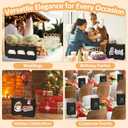 BagDream 50Pcs Gift Bags 8x4.25x10.5 Inches Kraft Paper Gift Bags with Handles Bulk for Shopping, Wedding, Party Favor, Merchandise, Retail, Black Paper Sacks