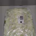 DearHouse 6 Pack Artificial Fake Wisteria Vine Ratta Hanging Garland, 3.75 Feet/Piece Silk Flowers String Home Party Wedding Decor (6PCS-Large White Wisteria)