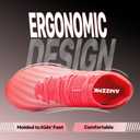 AMZZPIK Kids Soccer Cleats for Little/Big Kid Size 11C-6Y Youth Professional Cleat for Boys and Girls (Light Pink)