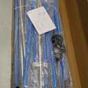 WATBKHE Kids Gymnastics Bar Toddler Gymnastic Equipment for Kid Home, Adjustable Height Gymnastic Training Bar for 3-7 Years Old Girls Boys (Blue)