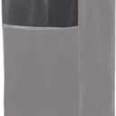The Fine Living Co. Hanging Laundry Hamper Bag, Heavy Duty, Space Saving Closet Hamper Organizer with 2 Strong Metal Hangers (Gray)