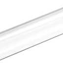 MECCANIXITY Plastic Pipe Rigid Polycarbonate Round Tube Clear 0.86"(22mm) ID 1"(25mm) OD 17" (425mm) High Impact for Lighting, Models, Water Plumbing