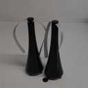 Fly Swatter for Outside/Inside Meal, Picnic, Barbeque, Events - Battery Operated Food Spinning Fan (Black Color, 2pcs)
