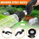 Generic Mighty Power Hose Blaster Nozzle Lawn Garden Car Washing, Black