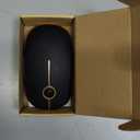 VssoPlor Wireless Mouse, 2.4G Slim Portable Computer Laptop Mouse with Nano Receiver Quiet Silent Optical Mice for Notebook, PC, Laptop, Computer-Black and Gold