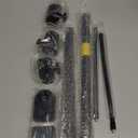 Adjustable Garland Hanger for Front Door,Adjustable Width 32-80 Inches,No Nails or Screws,Heavy-Duty Christmas Halloween Decoration Holder for Wreaths (32-40in)