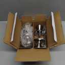 Door Locks for Front Door - 2 Pack Doorknobs for Exterior Door Satin Nickel Standard Door Knobs with Lock Entrance Door Locks with Keys