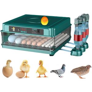 Automatic Egg Incubator 12-38 Egg Digital Poultry Hatcher Machine ith Automatic Egg Turning, Temperature & Humidity Control, Efficient LED Lighting for Chicken Geese Ducks Pigeons Quails (38 Eggs)
