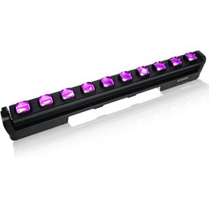 Betopper 10x15w RGBW Moving Beam LED Light Bar,10 Eye Stage Light Strobe Beam Like Spider RGBW 4IN1 DMX 512 & Sound Activated DJ Lighting for Theater KTV Club Ball Disco Event L1015(1)