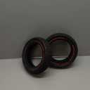 BANGTING 2PCS 60/70-6.5 Scooter Tire Tubeless, 10x2.5 inch Front or Rear Replacement Solid Tires, 10x2.5-6.5 Rubber Tire for Segway Max G30/G30D/G30E/G30E/G30LP/G30D II (Red)