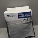 Bamboo Viscose Cooling Split Top King Mattress Protector for Adjustable Bed with Upper Flex Waterproof Fitted Sheet Style Matress Cover 32-34" Split from Head