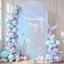 White and Silver Arch Backdrop Cover 7.2FT Wedding Arch Covers Stretchy Backdrop Birthday Party Colorful Arch Cover Spandex Balloon Banquet Graduation Bridal Baby Shower Photo Background Decoration