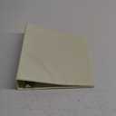 SUNEE 3 Ring Binder 3 Inch D Ring, Clear View Binder Three Ring PVC-Free (Fit 8.5x11 Inches) for School or Office Supplies, Yellow, 1 Pack