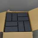 12 PCS 12x12 Inch Interlocking Deck Tiles - Waterproof All-Weather Outdoor Patio Flooring for Pool, Balcony, Backyard, Porch & Garden, Dark Grey