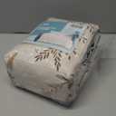 JSD Boho Floral Printed Sheet Set Queen Size 4 Piece, Soft Botanical Pattern Microfiber Sheets Extra Deep Pocket (Leaf 1)