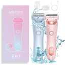 Dusk Razor for Women - Silky Glide Pro 3.0 Razor, 2 in 1 Electric Shaver Razors, Ipx7 Waterproof Women's Bikini Trimmers, Wet or Dry