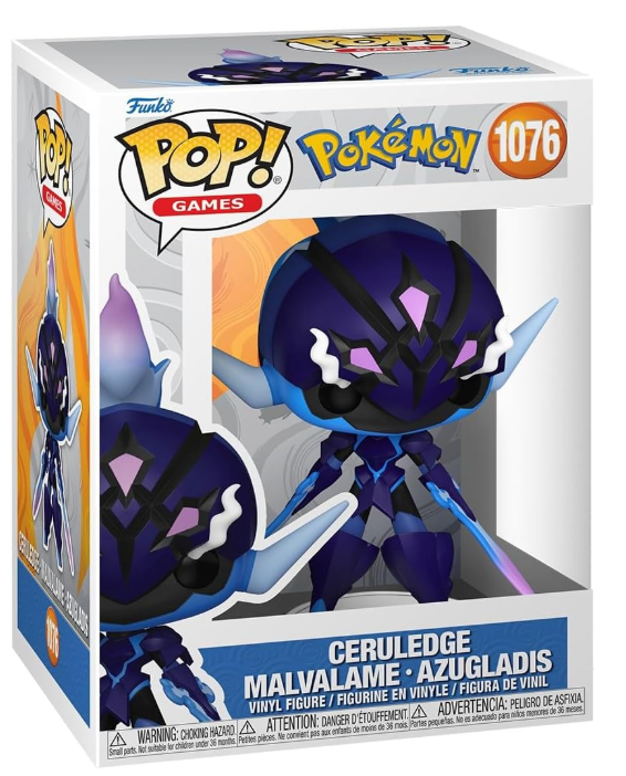 Funko Pop! Games: Pokemon - Ceruledge - Collectable Vinyl Figure - Gift Idea - Official Merchandise - Toys for Kids & Adults - Video Games Fans - Model Figure for Collectors and Display