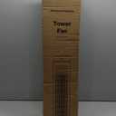 PELONIS 30-Inch Oscillating Tower Fan for Bedroom  3 Speed, Quiet Tower Fan with Remote ControL, Small Fan, 7-Hour Timer  ETL Certified, Black