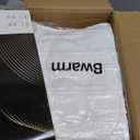 Bwarm Multizone Heated Mattress Pad King, Electric Mattress Pad Sherpa Fleece Bed Warmer with 9 Heat Settings, 1-12 Hours Auto Off Deep Pocket, Machine Washable, Wave White King 78" x 80"