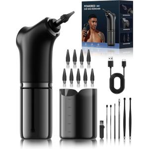 Ear Wax Removal - Electric Ear Wax Removal Kit - Ear Cleaner with 4 Cleaning Modes for Safe and efficient Removal of Earwax buildup, Suitable for Both Adults and Children