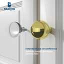 Banqin 30 Pack Drawer knobs Chrome Cabinet Knobs Closet Door Knob Polished Nickel Kitchen Knob for Cabinets Large Round Ball Hardware Single Hole