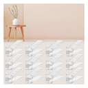 FENRUNXU Shoe Slots Organizer for Closet,12PACK Shoe Stacker Shoe Rack Organizer for Closet Space Saver Storage Shoe Holder Organization(Transparent)