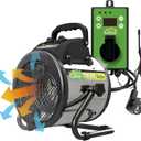 PAL 2.0/USDT Palma Greenhouse Heater incl. Digital Thermosta, 11 x 8 x 12.5" / 280 x 195 x 315 mm