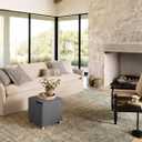 Loloi Amber Lewis Morgan Collection MOG-04 Sea/Sage 9'-6" x 13'-6" Area Rug, Neutral Area Rug for Room Dcor, Vintage Rug Inspired, Soft Area Rug for Living Room, Bedroom, Dining Area