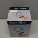 33 Feet Drain Snake Auger, Plumbing Snake Drain Hair Clog Removal Tool, Sink Unclogger, Heavy Duty Toilet Snake Auger, Cleaner Tool for Bathroom Kitchen Tub Shower Drain Clog Remover with Gloves