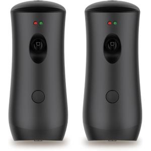 Automatic Air Freshener Spray Dispenser (2-Pack), Free Standing or Wall Mounted Adjustable Aromatherapy Machines for Home, Indoor, Bathrooms, Offices, Hotels and Commercial Places (B-01)