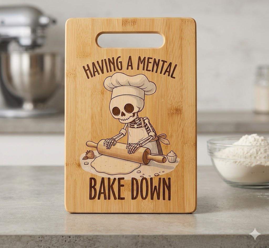 Decorative Bamboo Cutting Board for Kitchen