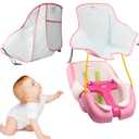 Outdoor Toddler Swing CushionSuitable for Little Tikes Toddler Swing Cushion Breathable and Soft with Air Mesh (Pink)