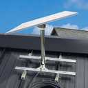 Adjustable for Starlink Standard 4/4X/Gen 3 Mount for Standing Seam Metal Roof with Starlink Pipe Adapter,Strong Load-Bearing Capacity,Alloy,No Drilling Required (for Starlink Gen 3)