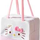 Cute Lunch Bag for Women, Leakproof Cartoon Lunch Box, Reusable Large Capacity Lunch Tote Bag for Work Travel Picnic