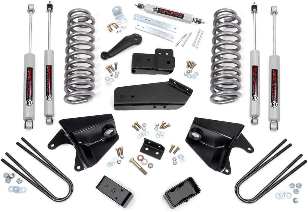 Rough Country 4" Suspension Lift Kit for 1980-1996 Ford Bronco 4WD - 465B.20