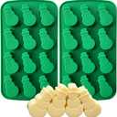 Snowman Chocolate Mold, 12 Cavities Christmas Silicone Candy Mold Snowman Ice Cube Molds for Chocolate Candles Jello Ice Candy Desserts Making