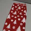 Peryiter 2 Pcs Christmas Hand Towels Red Christmas Tree Towels for Bathroom 100% Cotton Highly Absorbent Soft Decorative Kitchen Washcloths for Holiday Xmas Gift Bath Home Decor, 29 x 13 Inch